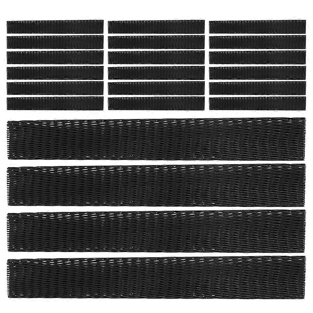 Makeup Brush Covers Plastic Mesh Flexible for Brush Protecting Black 200Pcs Pack