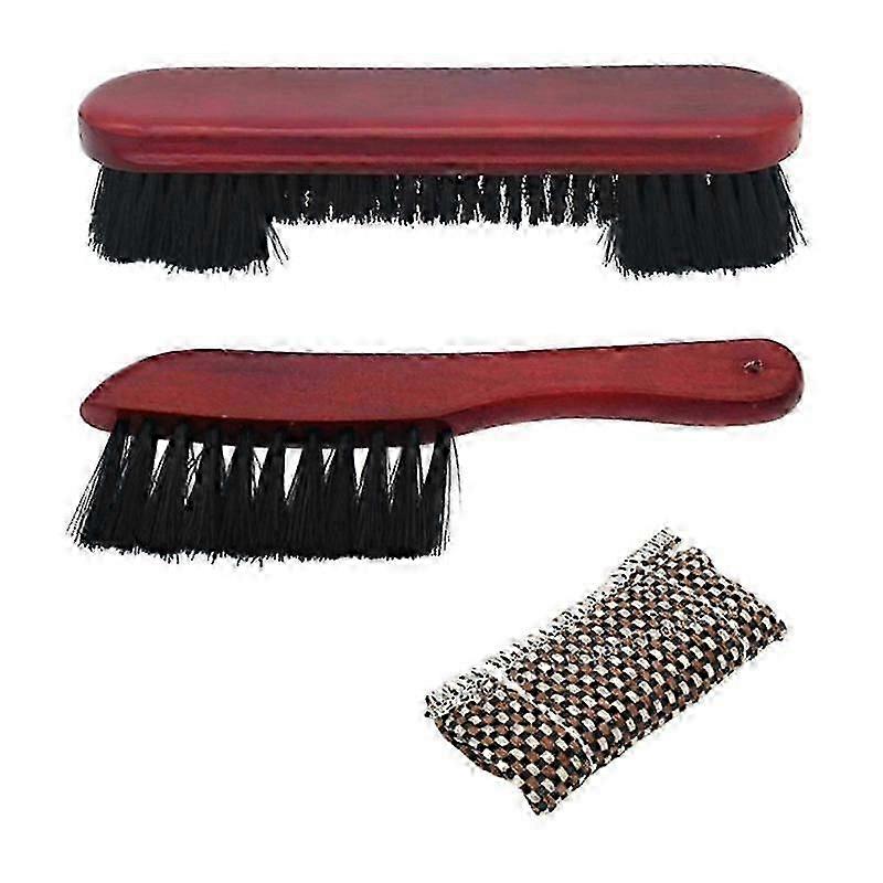 Pool Table Brush Set Pool Snooker Wooden Handles Portable Cleaning Tools Kit