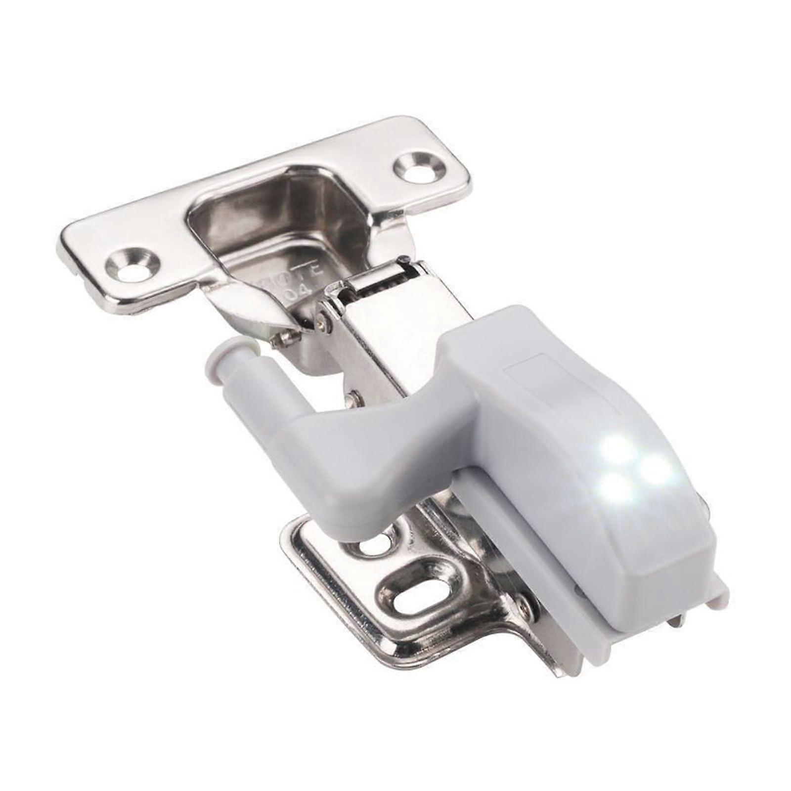 LED Cabinet Light 10Pack with Smart Motion Sensor, Warm White Battery LED Hinge Lighting for Wardrobe