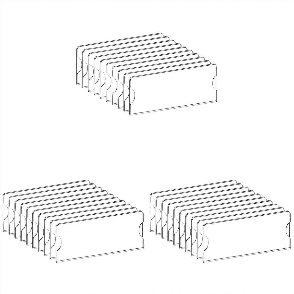 Suporte de Placa de Nome em Acrílico Premium, 2X8 Polegadas