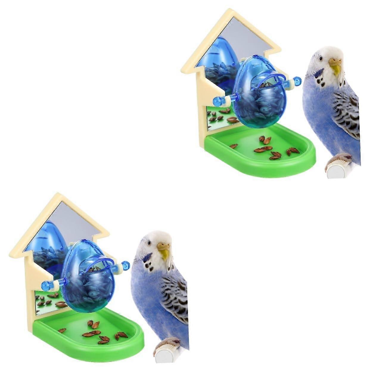 Educational 2 Pack Food Dispenser Safe Material Bird Toy