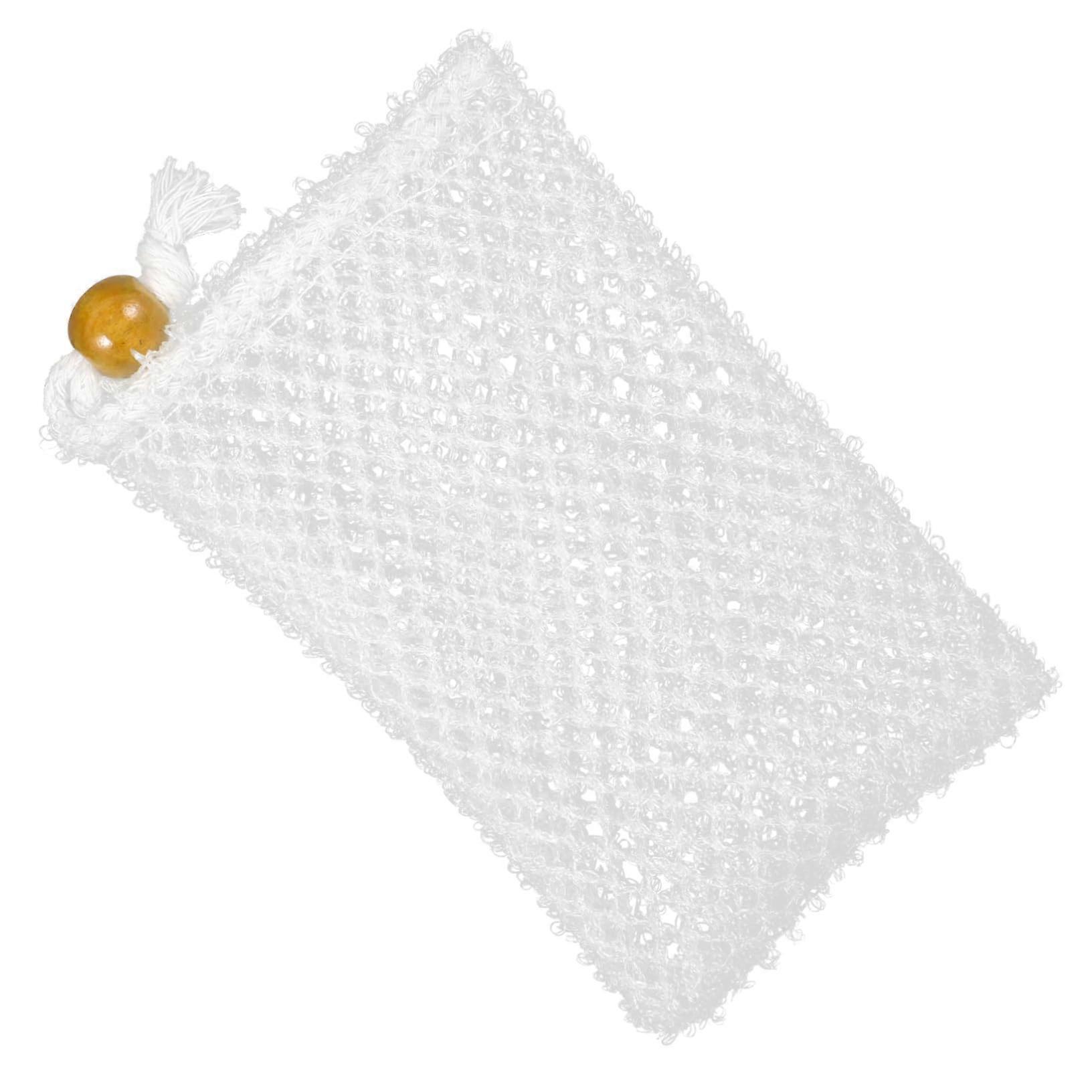Exfoliating Mesh Soap Bag with Hanging Rope for Rich Lather and Gentle Skin Care in Shower