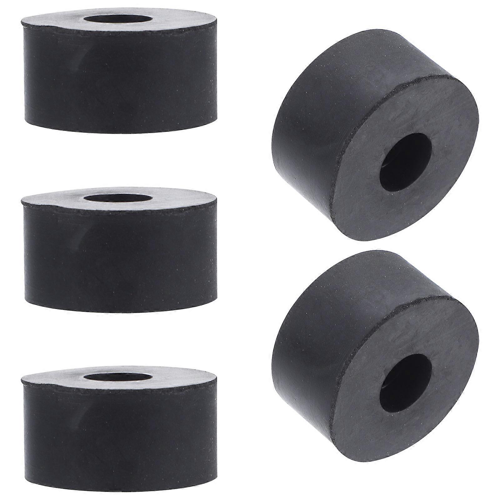 Black Rubber Washer for Vibration Suppression and Home Use Sturdy Material Easy to Install 15pcs