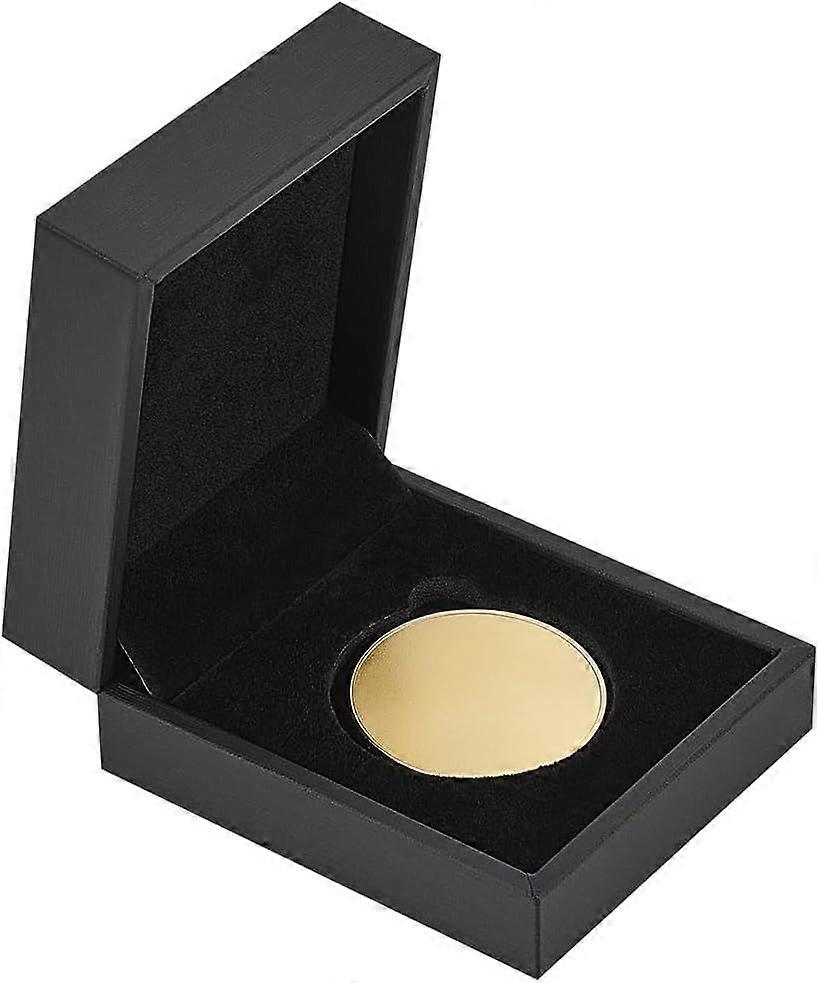 Coin Display Box Commemorative Coins Organizer Case Challenge Coins Presentation Coins Storage Protector Coin Holder for Collectors Inner Diameter: 44