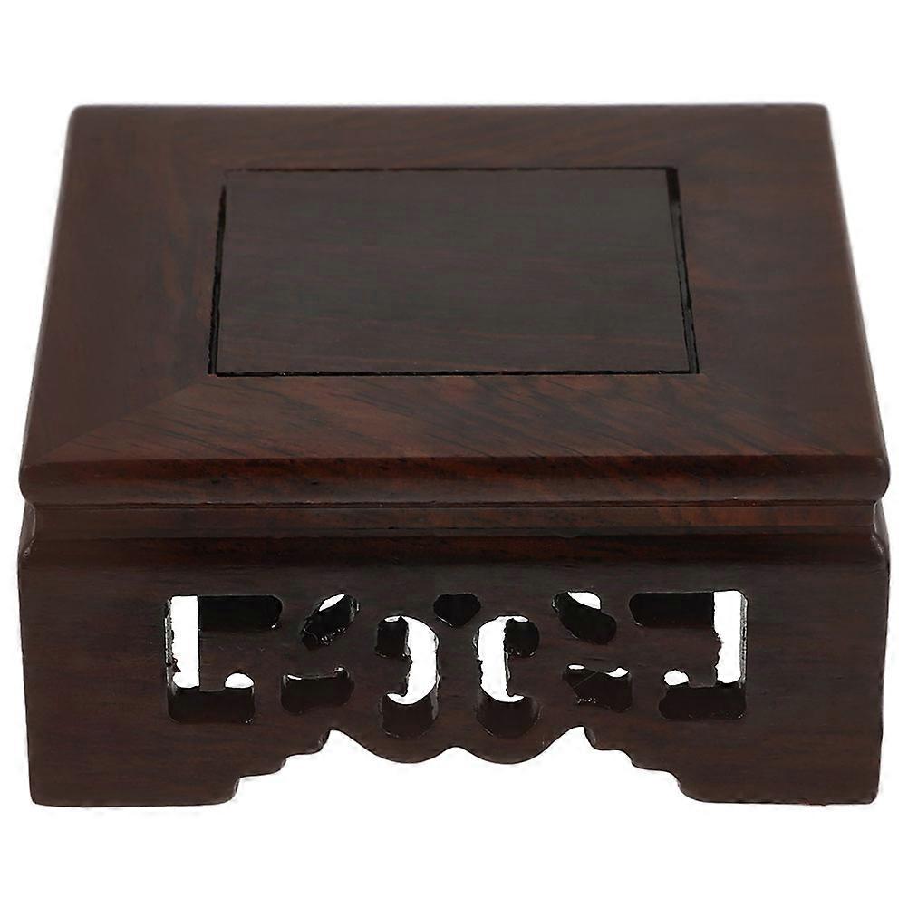 Wooden Coffee Flower Pot Stand for Display Use with Solid Base