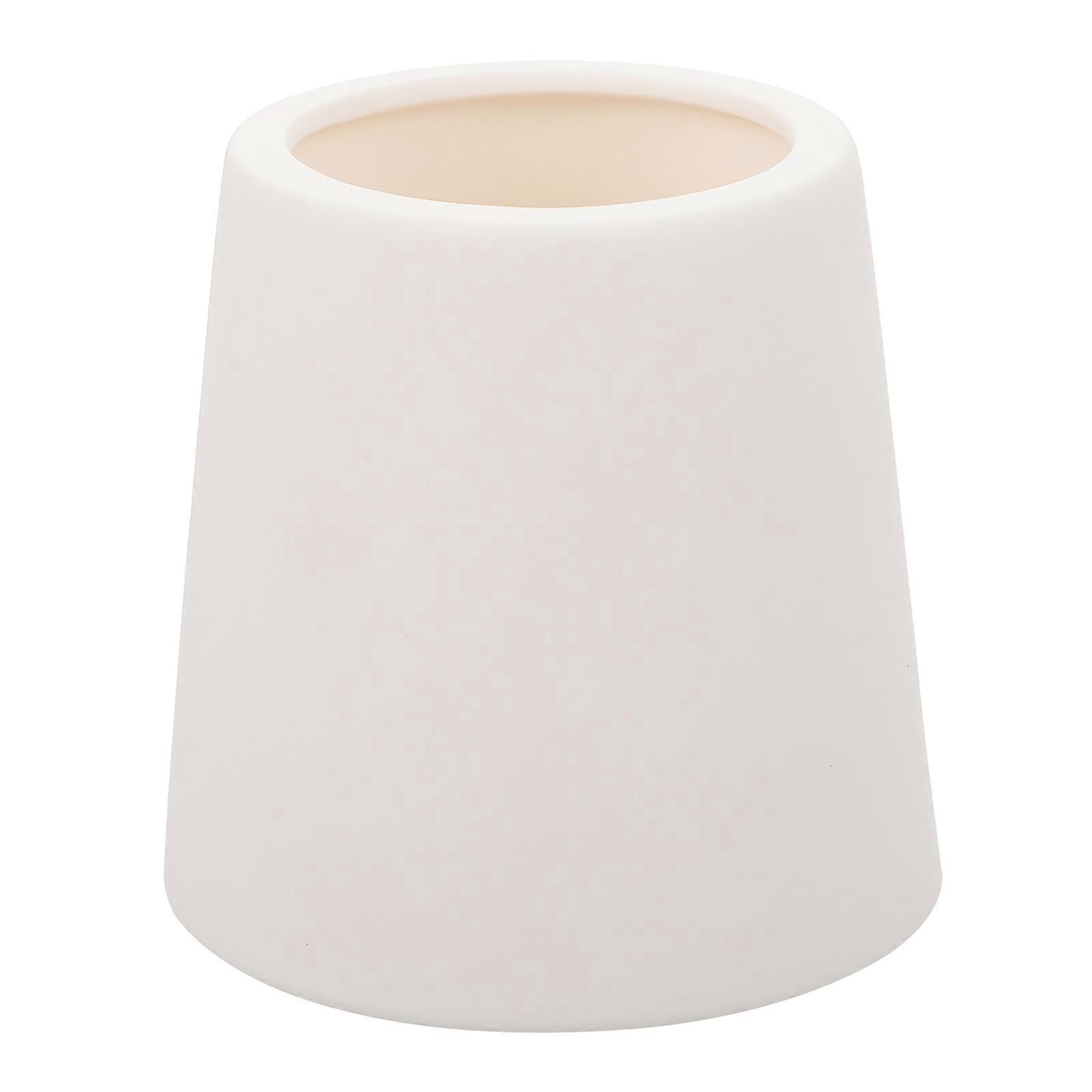 White Flower Container for Decor 5Pcs Ceramic Vase Set for Desktop