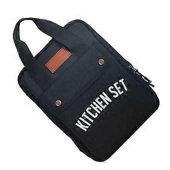 Kitchen Utensils Bag Cookware Bag Cutlery Bag Light Weight Sundries Organizers Travel Camping Cookware Chopsticks Bag  Khaki