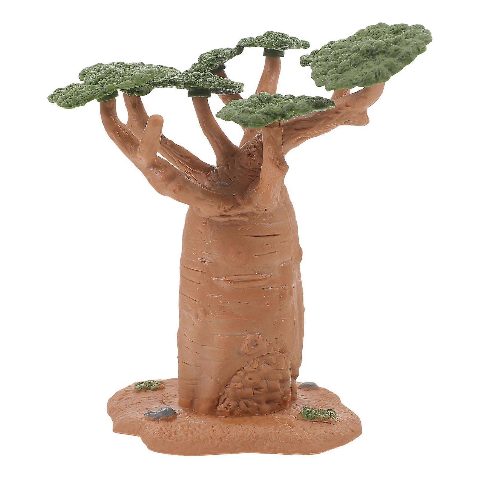 Simulation Mini Model Baobab Tree Model for Decoration Miniature Landscape