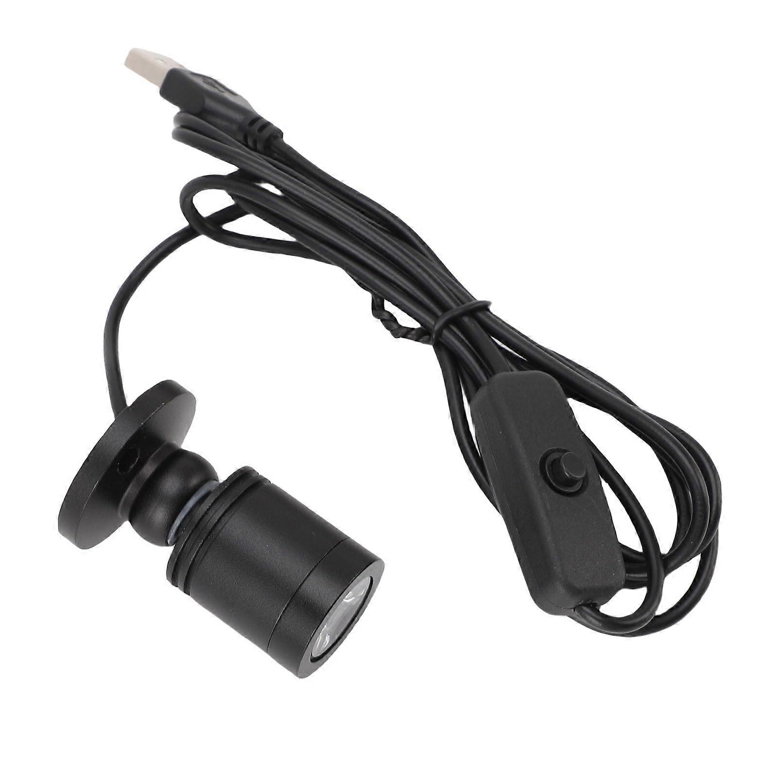 USB LED Spotlight, Compact Aluminum Neutral Light for Artwork and Display Cabinet