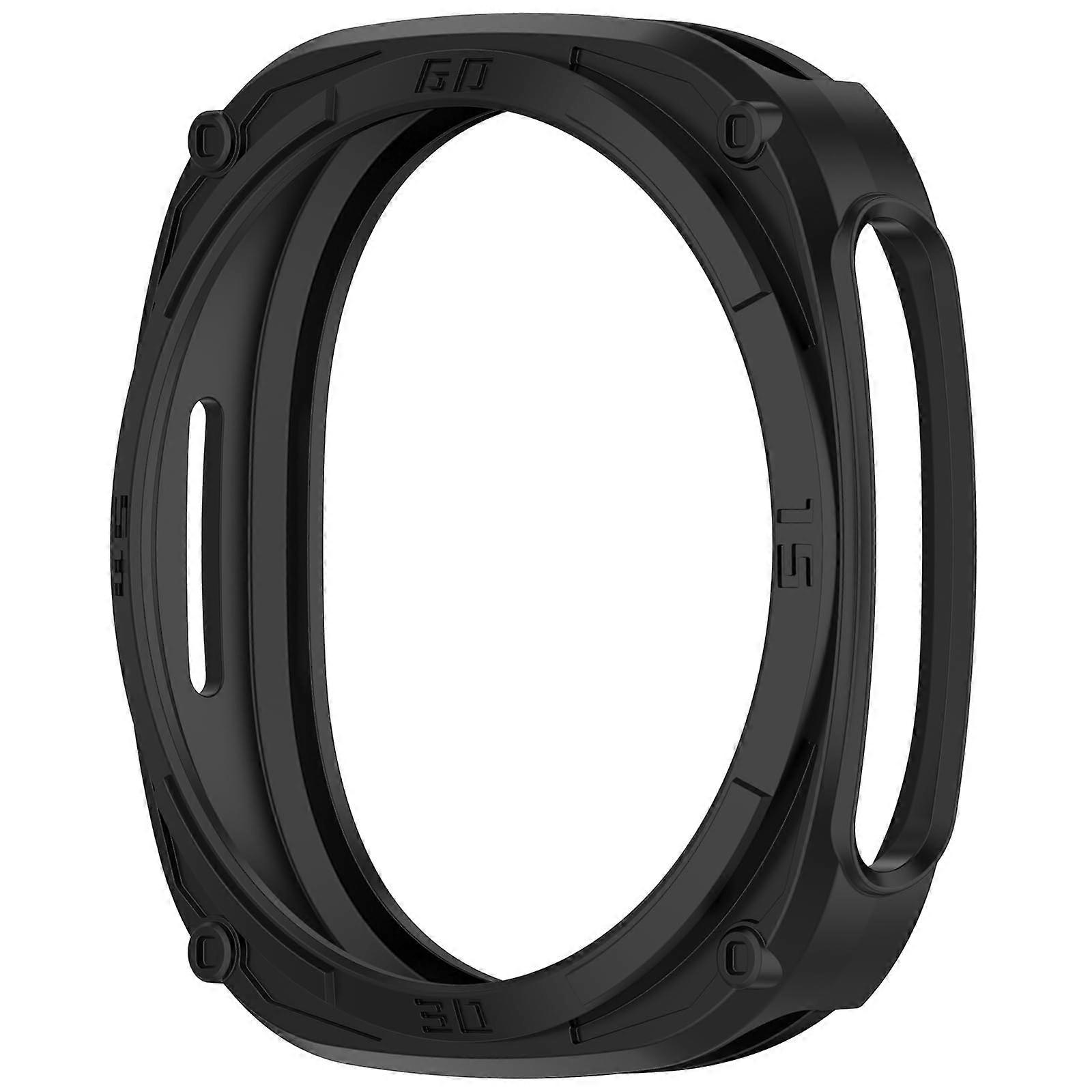 Silicone Shockproof Protective Case with Precision Cutouts Black for Samsung Galaxy Watch 8 44mm