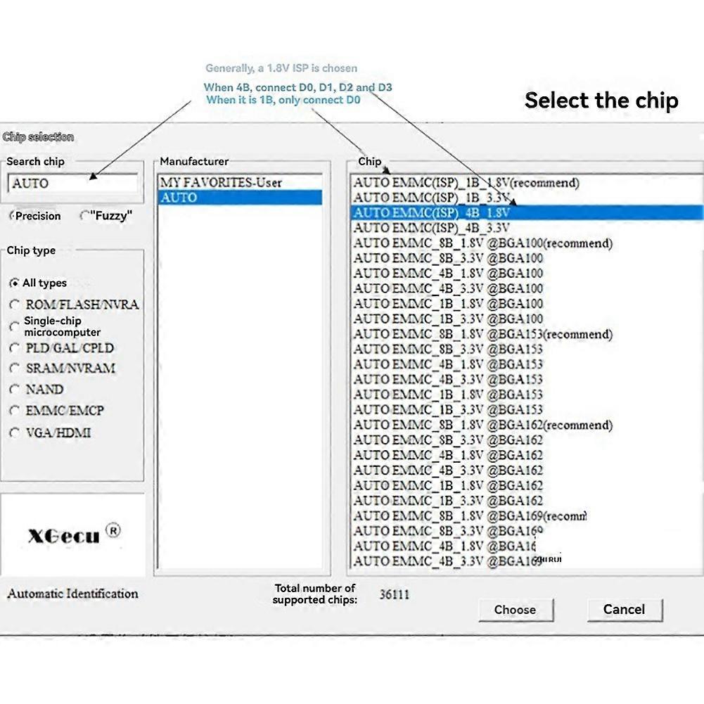 EMMC ISP Connection Cable 60MHz 28MB/S Special Adapter Board for in-Circuit EMMC Programming for T76 Programmer