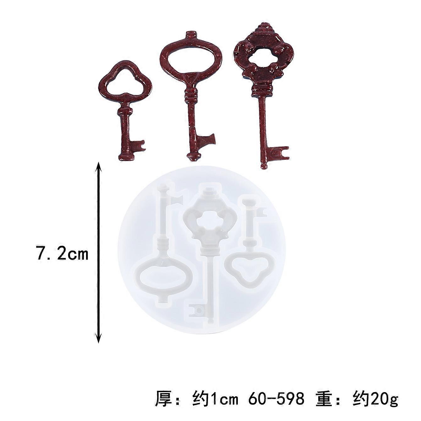 DIY contactless keychain elevator door opener: using small tools to create a mirrored resin crystal epoxy mold.