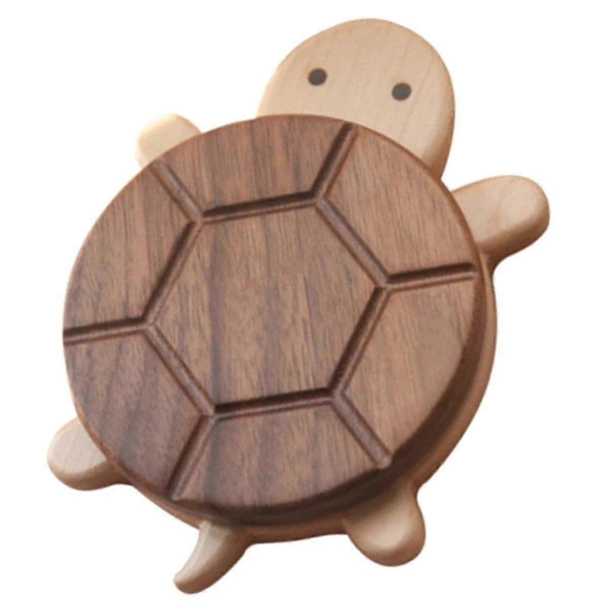 and Cute Shape Solid Wood Turtle Insulation Mat Kettle Tea Coaster Tableware Anti-Scald Table Ornaments