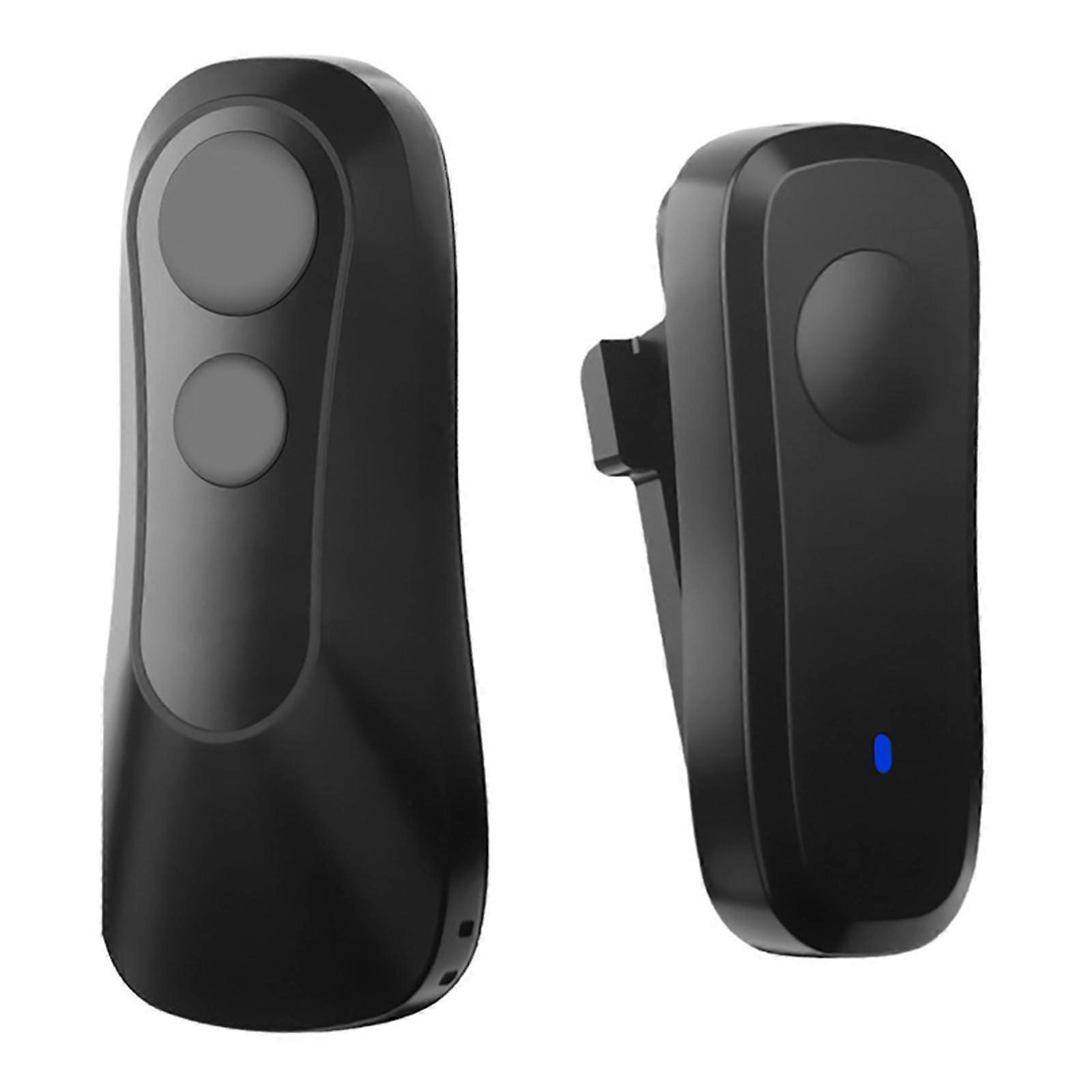 RF Remote Control Page Turner For Kindle Paperwhite Oasis Scribe Kobo, Wireless Clicker For iPad Tablets, Quiet Black