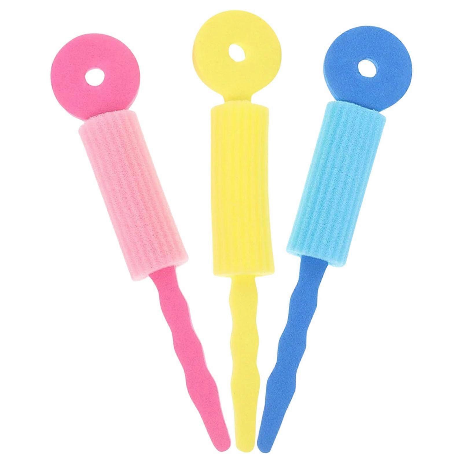 Heatless Hair Curlers Soft Foam Rollers for Overnight Waves Wet Dry Long Short Hair