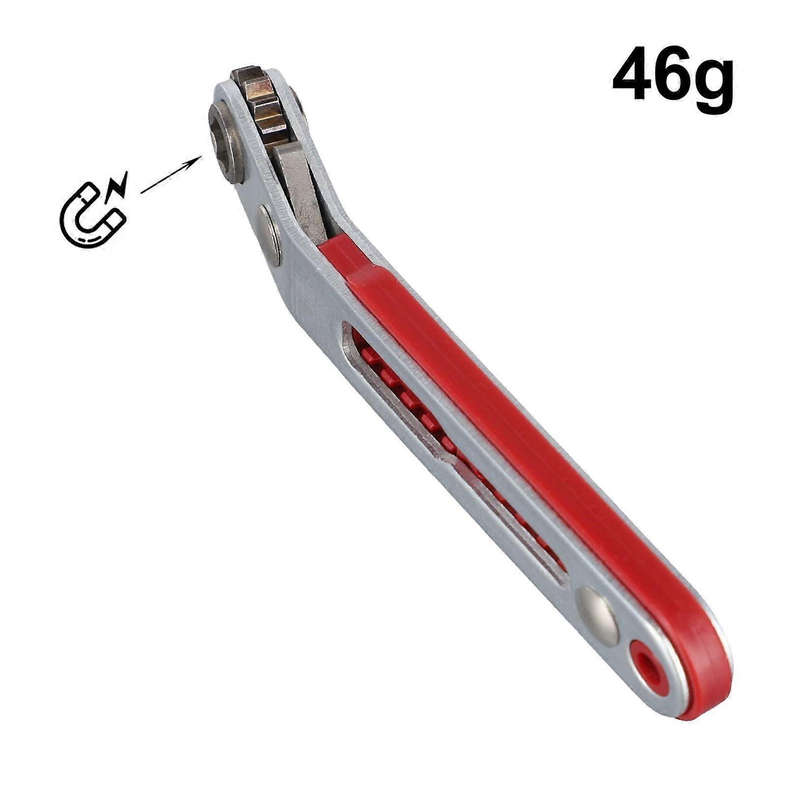 Compact Two Way Ratchet Screwdriver Set Corner Bend Multifunctional