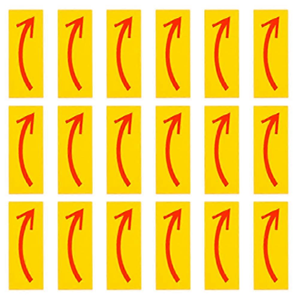 40Pcs Clockwise Arrow Indicator Directional Sign Sticker with Strong Adhesive