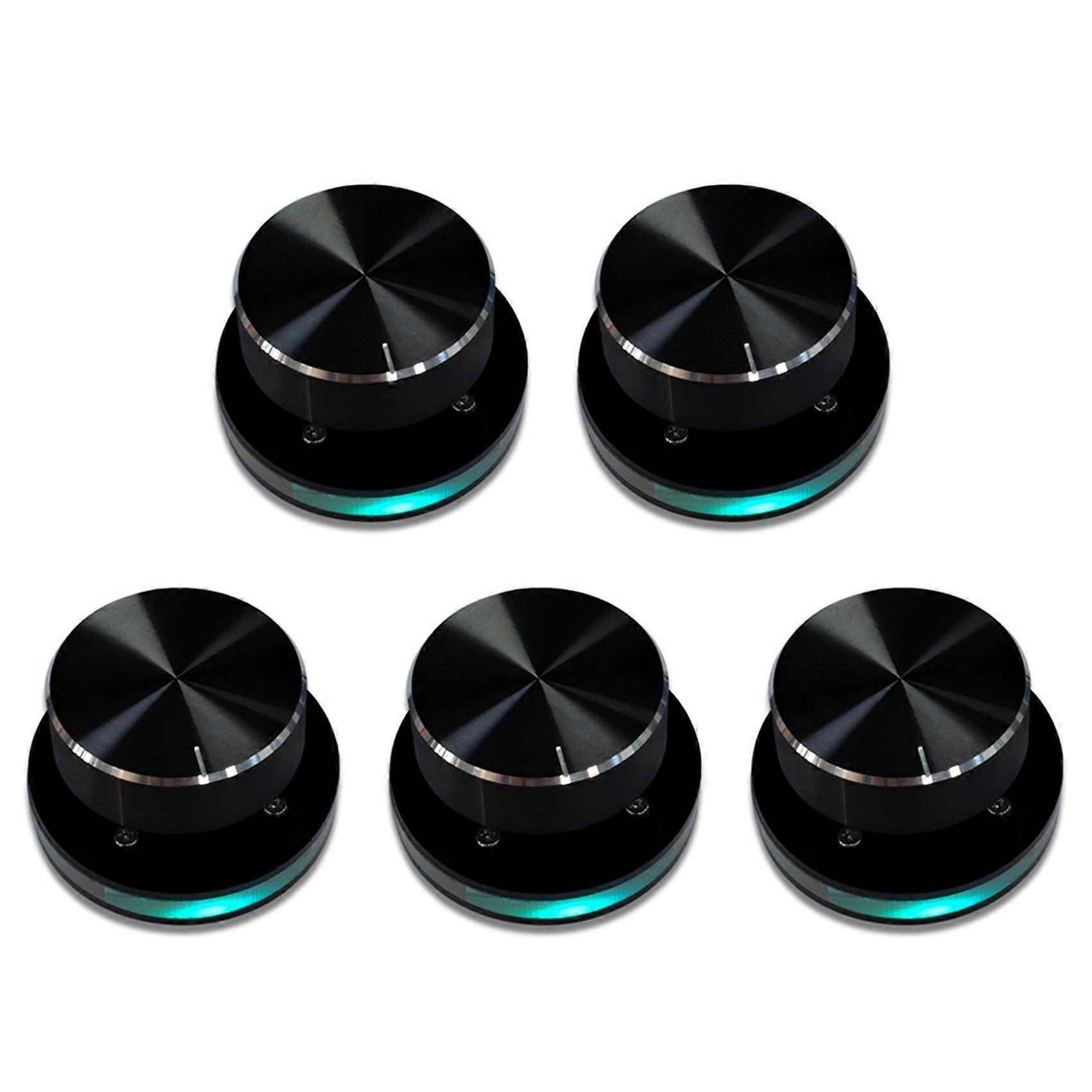 5X USB Volume Controller Computer USB Volume Adjustable Controller Support Shortcut Keys Customizable with RGB