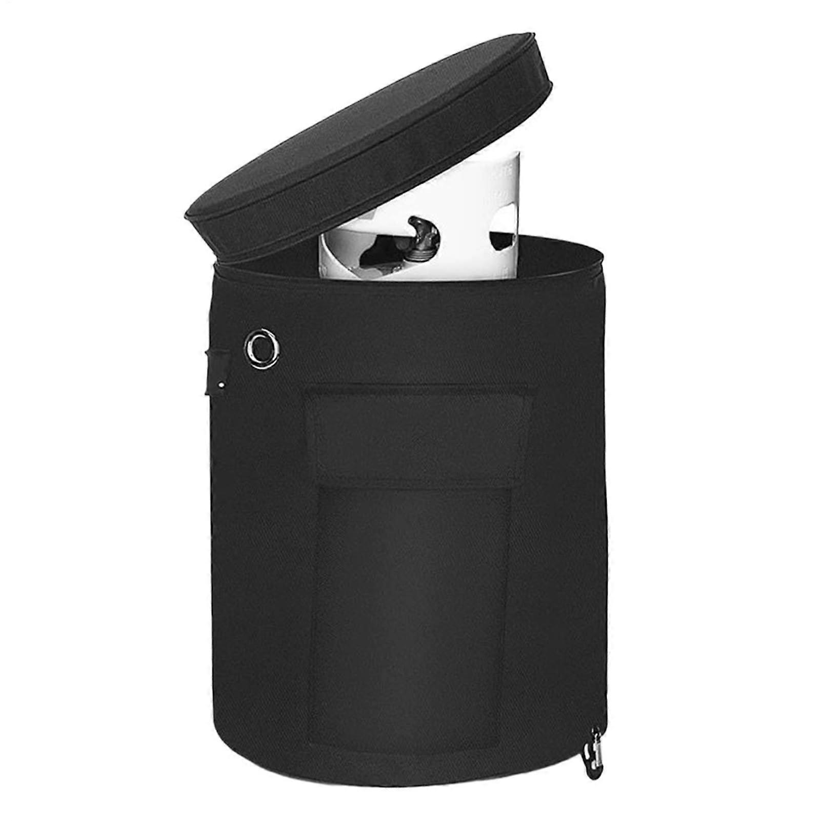 Waterproof UVResistant Propane Tank Cover with Windproof Drawstring for Outdoor Camping BBQ