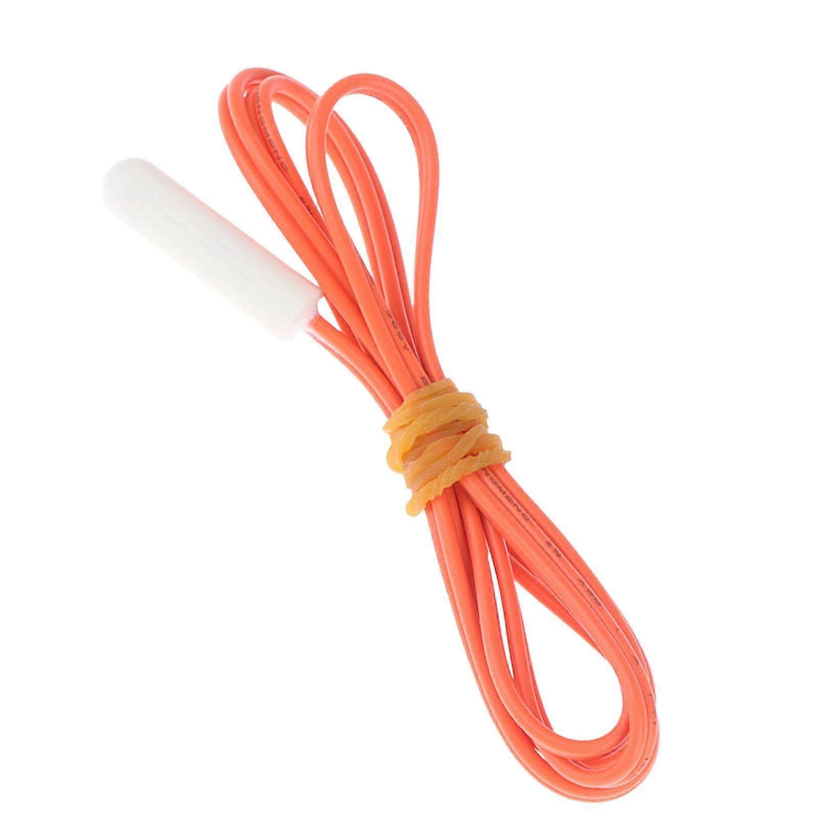 Universal Refrigerator Defrost Temperature Sensor 10K Replacement Probe, Easy Install, Wide Compatibility