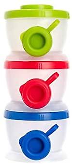 Infant Formula Dispenser, Spill Proof Stackable Milk Formula Container and Travel Snack Storage, BPA