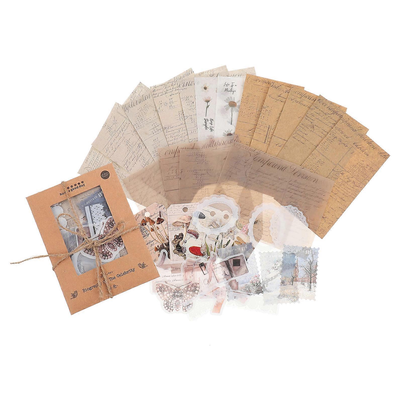 Celebrity Stickers DIY Background Paper for 1Set Scrapbooking