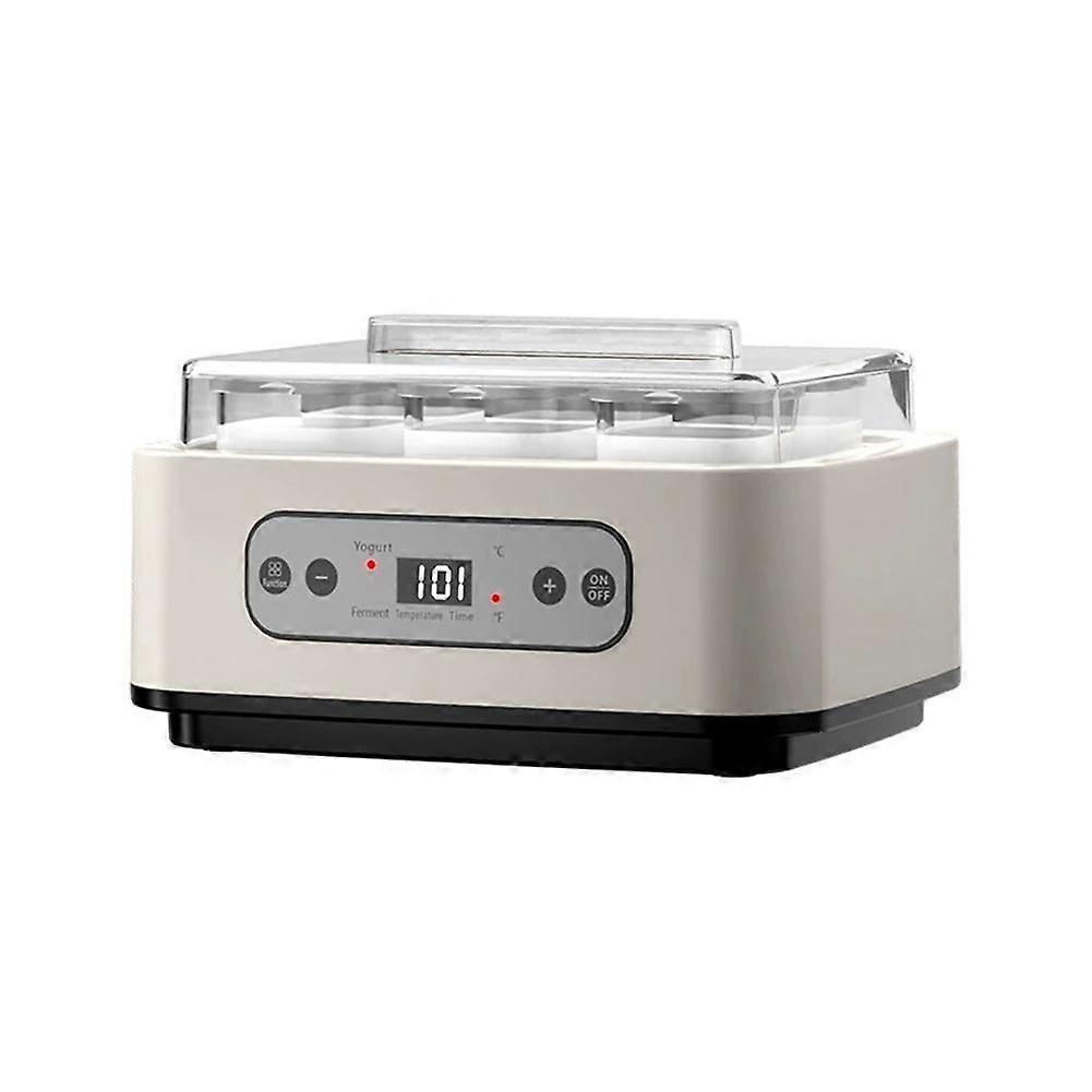 Automatic Yogurt Maker Adjustable Time & Temp Control Mini Electric Yogurt Maker Natto Rice Wine Ferment Machine UK Plug