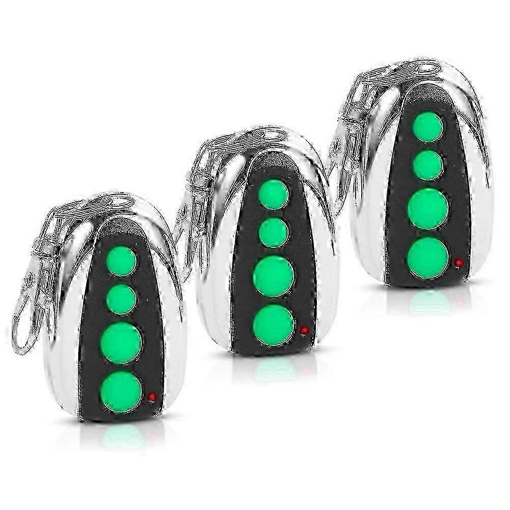 3Pcs M12 Remote Control Transmitter 433.92MHz ,4-Button for Automatic Swing Sliding Gate,for