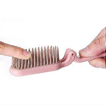 Professional Folding Hair Comb and Brush for Styling, Cutting, Salon or Travel, Compact Pocket Size (Color A)
