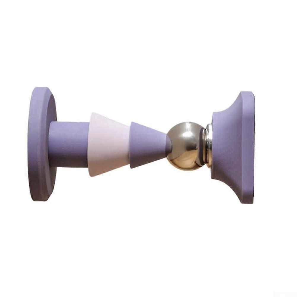 Magnetic Door Stopper with Strong Suction No Drill Installation ScratchResistant White