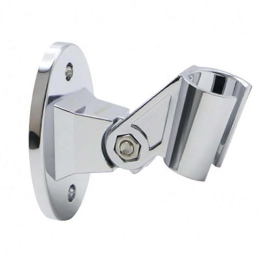 Universal Wall Mounted Adjustable Shower Head Holder Chrome Bracket for Handheld Sprayers 7cm