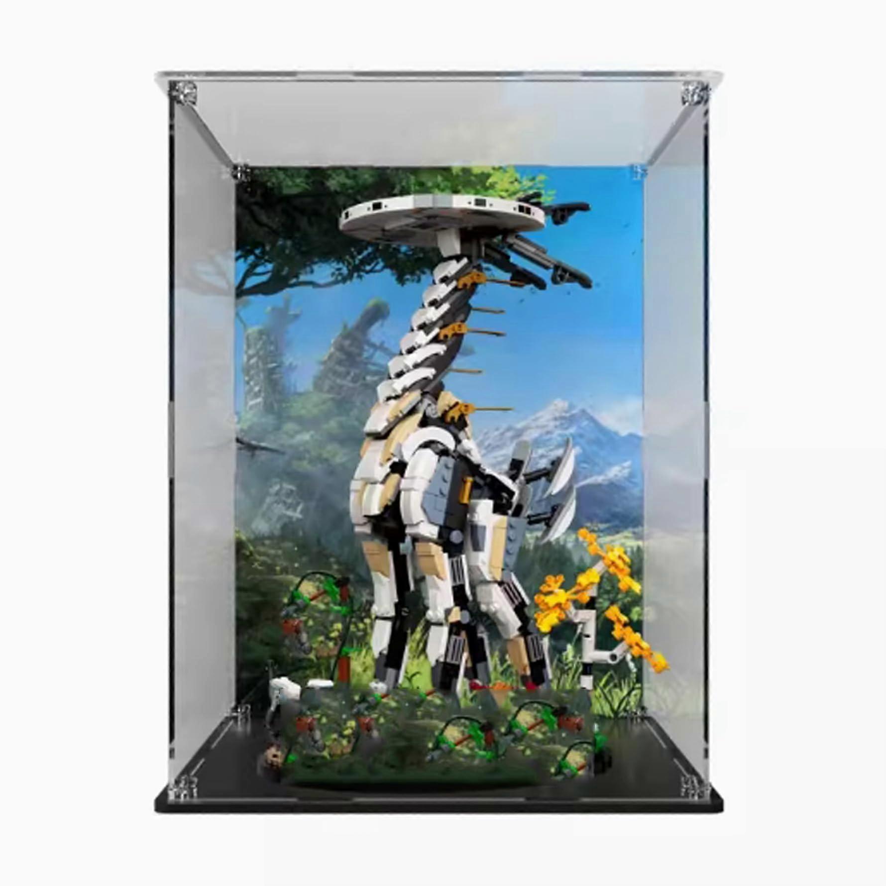 Acrylic Display Case for  76989 Long Neck Model, Dustproof Waterproof Protection