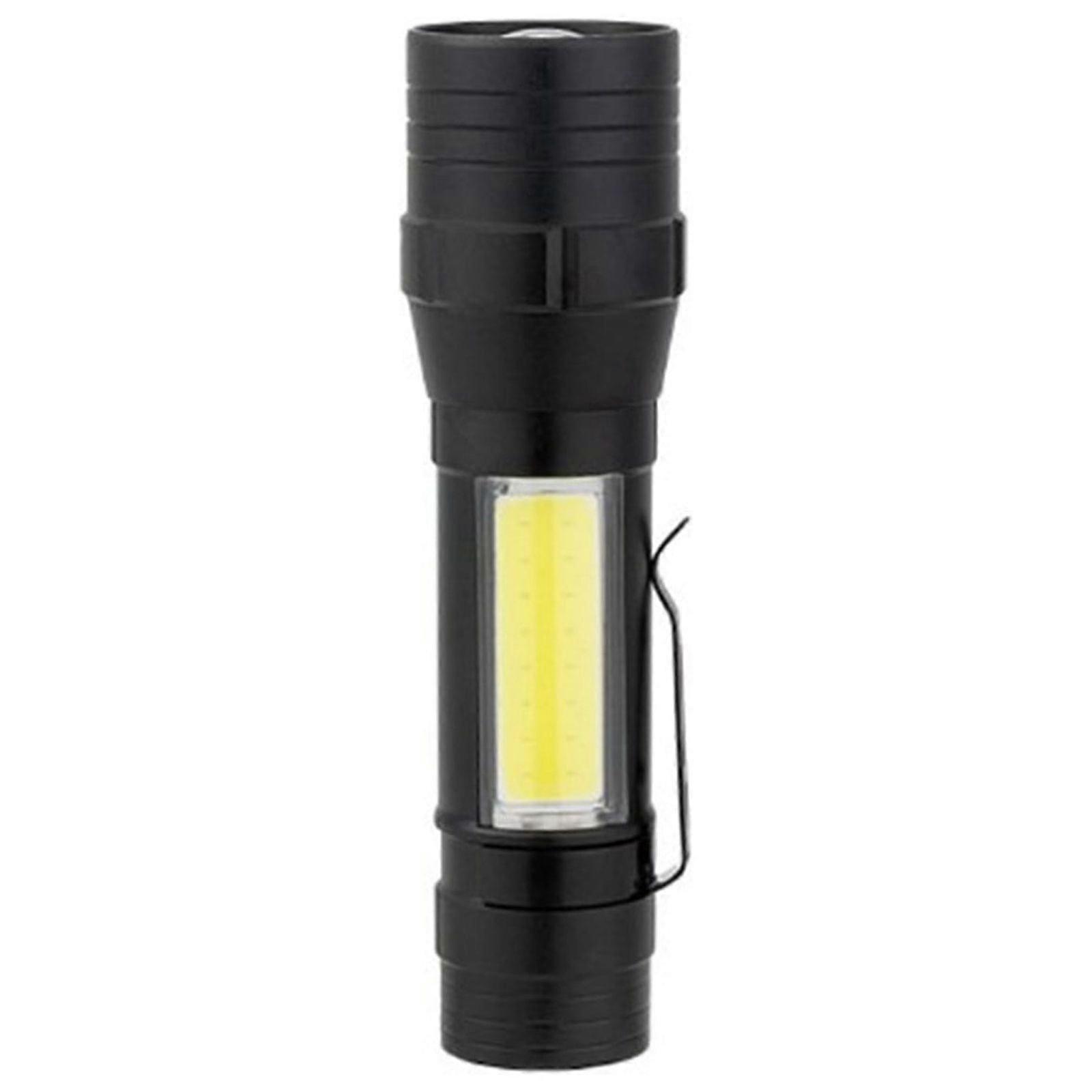 LED Zoomable Flashlight,USB Charging High Lumens Emergency Flashlight With 4