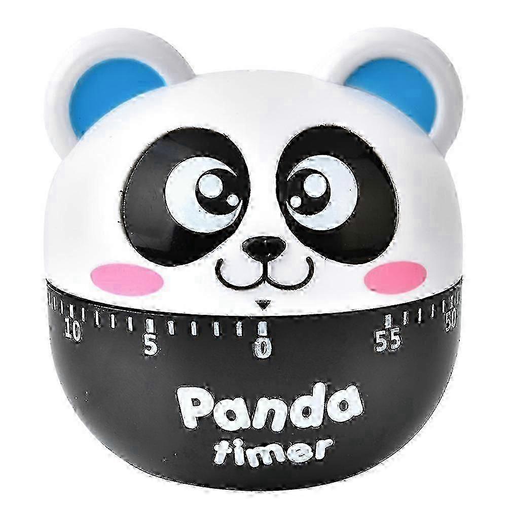 Cute Panda Kitchen Timer for Baking, Cooking & Study - Blue 6.5x6.5x7cm Adorable Baking Tool