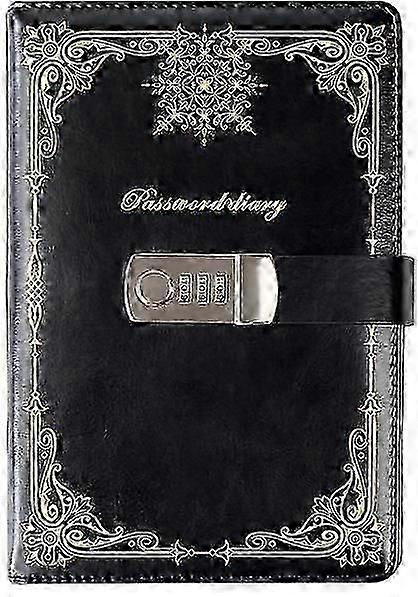 Vacker dagbok med kombinationslås