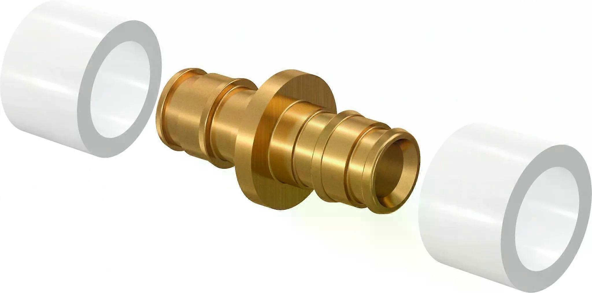 UPONOR Q&E Kupplung, m. Ringen DR, 14-14