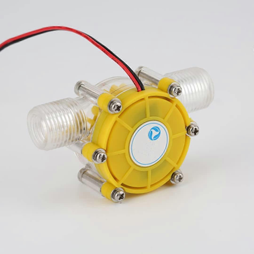 DC 5V Voltage Stabilizer Micro Hydro Generator Yellow Housing for Electronics and Water Power