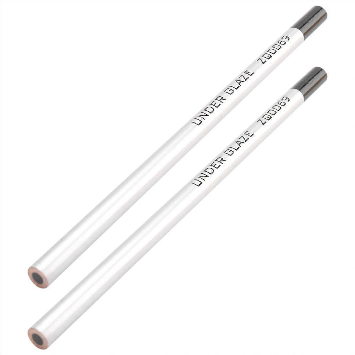 2Pcs Underglaze Pencils, Underglaze Pencils for Pottery, A