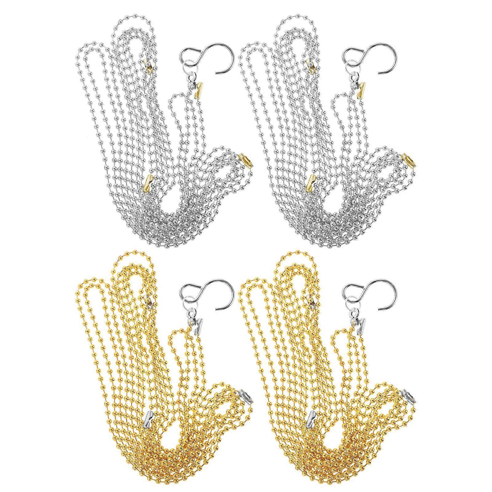 Volleyball Net Measure Tool for Height Checking 4Pcs Durable Copper Chains