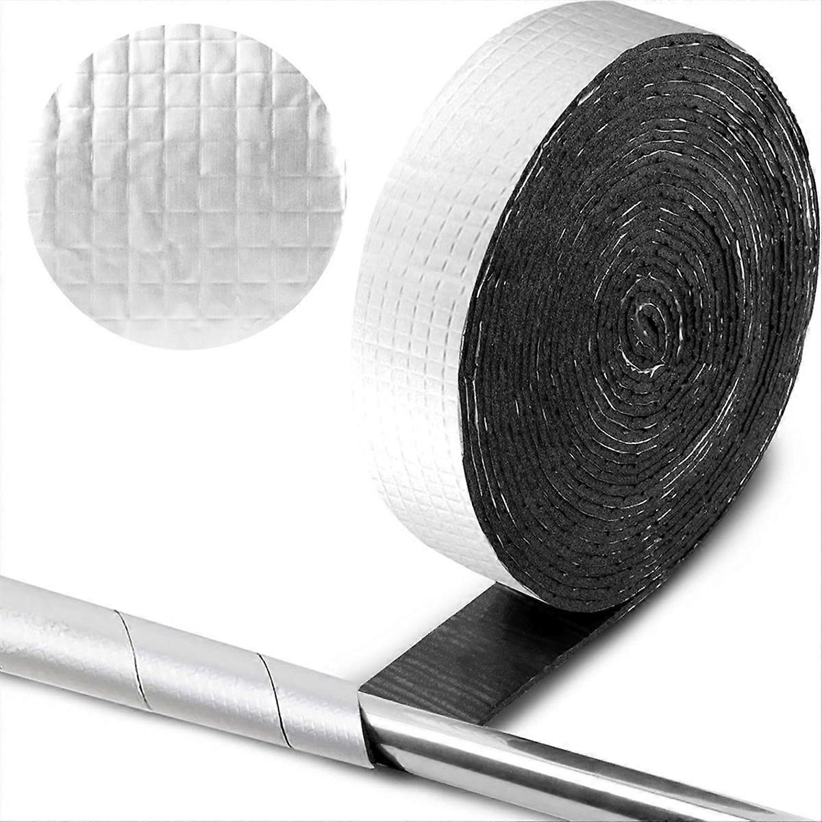 Pipe Insulation Wrap 32.8 FT Foil Outdoor Foam Pipe Wrap Insulation
