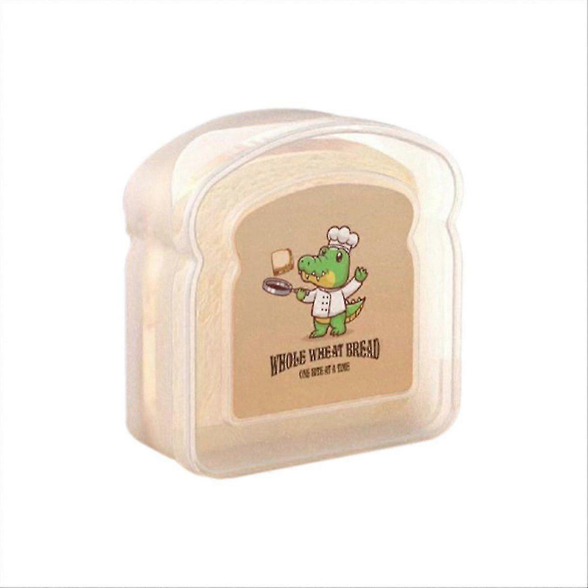 Reusable Sandwich Container Sealed Container Transparent Bread Box B
