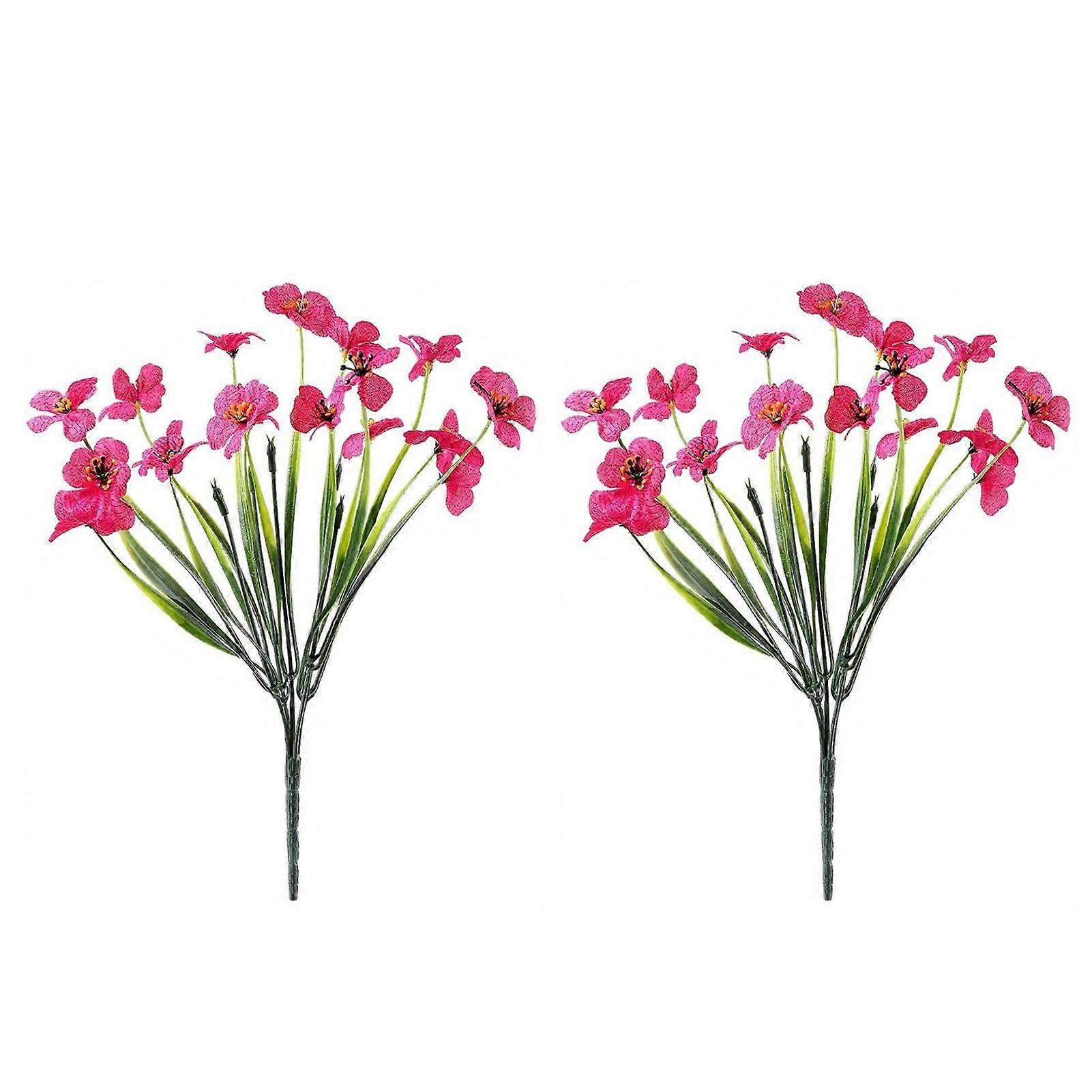 Artificial Flowers Bouquet Adjustable Stems for Home Decor