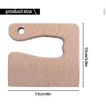 2-teiliges Kochmesser-Set aus Holz für Kinder, sichere Kindermesser aus Holz für Kinder zum Kochen und für ein angenehmes Kochgefühl