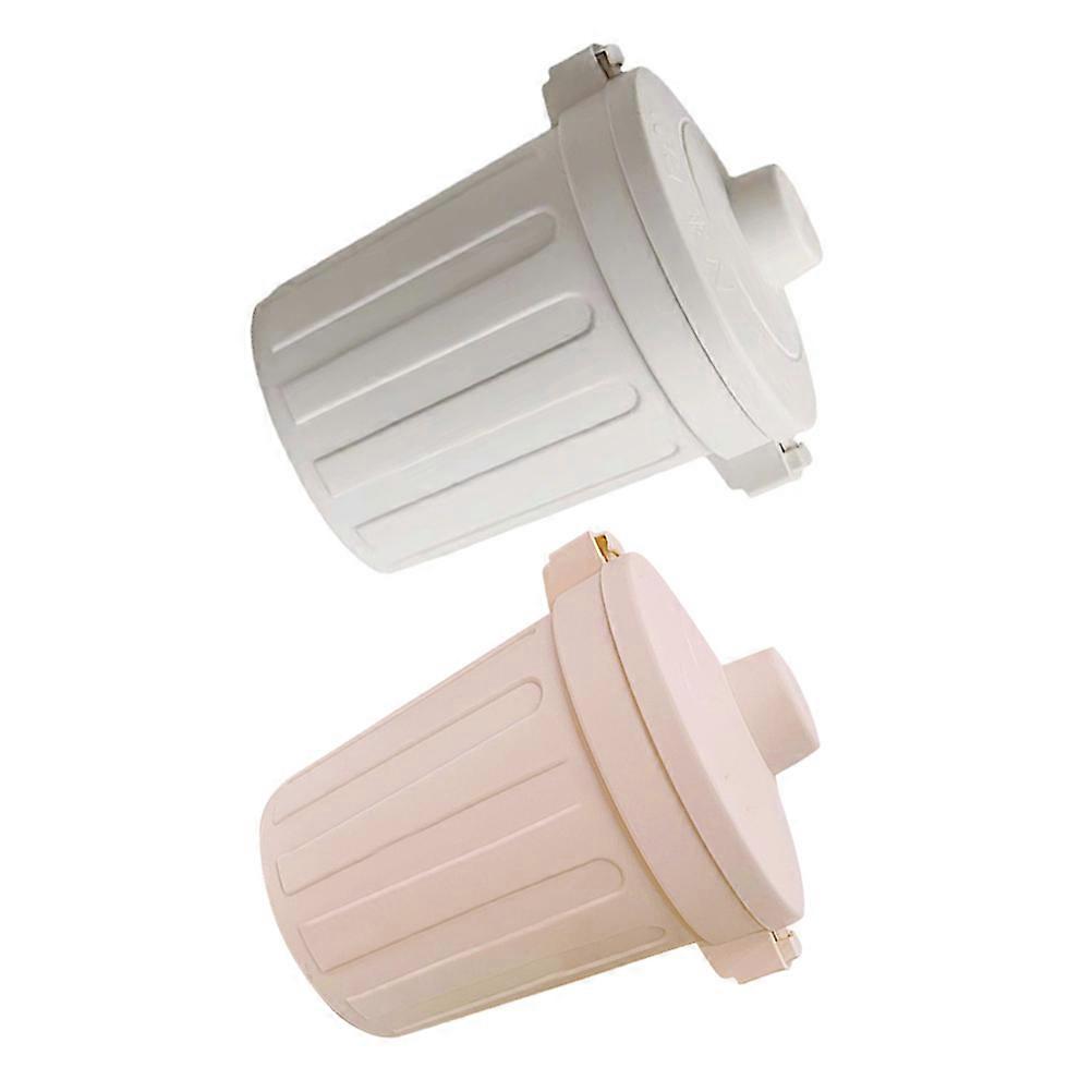 Trash Can Practical Garbage Can for Storage 2Pcs PP Material