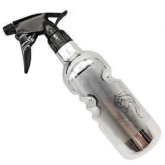 Flacons de laque pour cheveux rechargeables, ensemble de 4 pièces argentées, pour usage en salon de coiffure