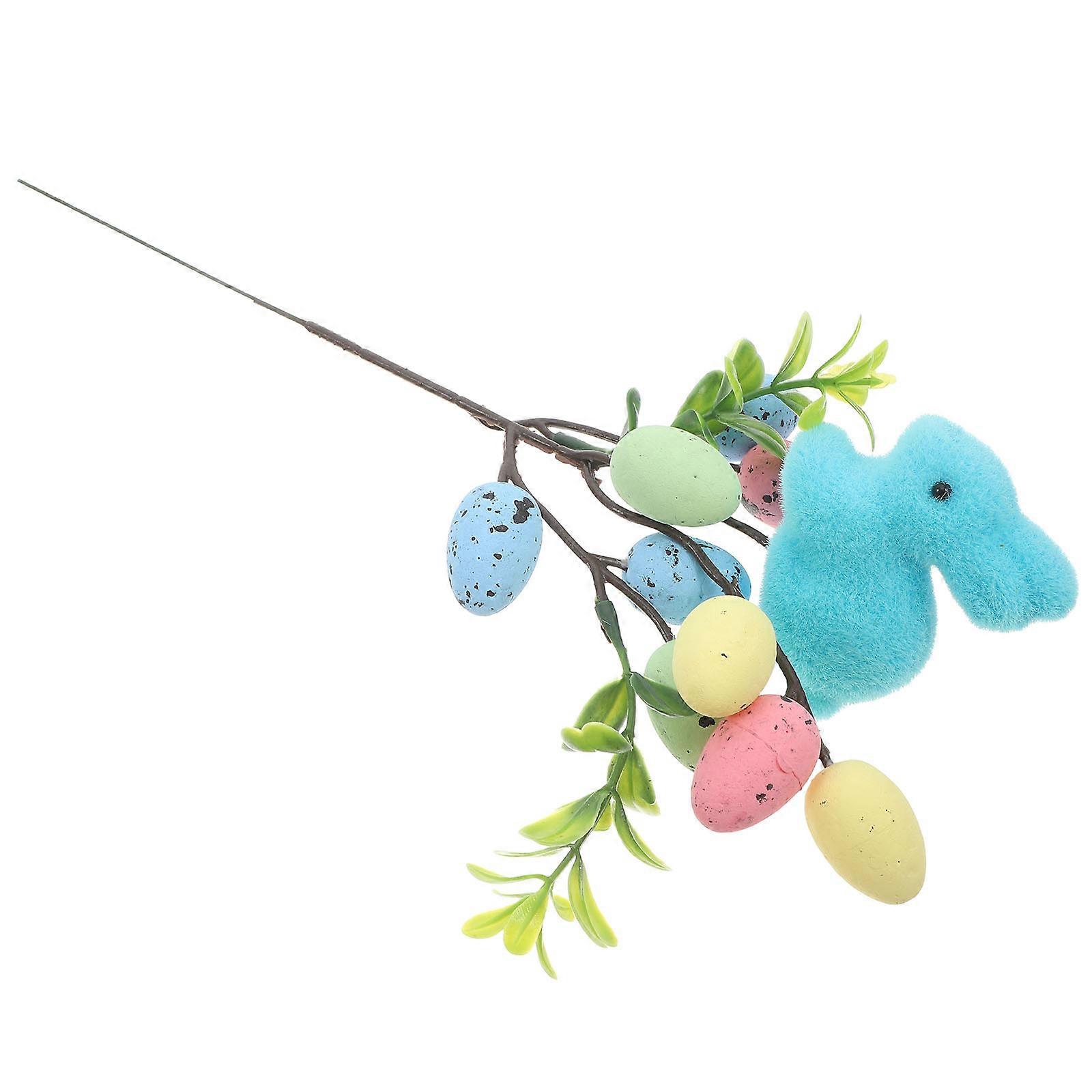 Foam Easter Egg Picks Colorful Branches for Easter Artificial Centerpieces