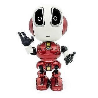 hard Mini Robot Talking Toy Alloy Intelligent Touch Control Recorded Conversation Charging Robot Kids Toys with LED Eyes intelligence