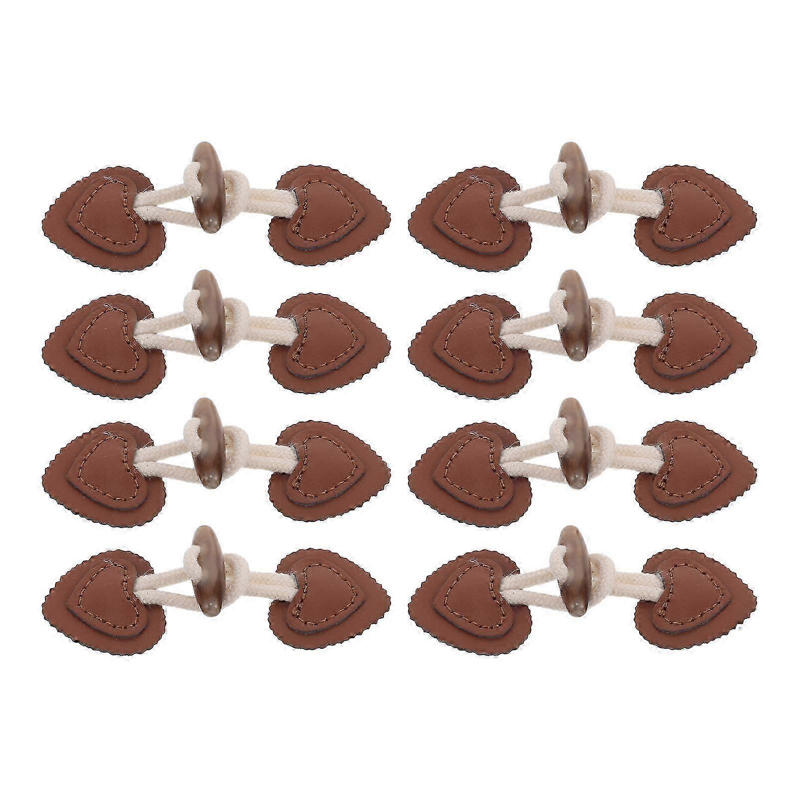 Coat Buckle 16Pcs Toggle Button for DIY Garment Closures Small Size
