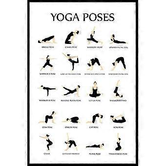 Workout Wooden Jigsaw Puzzles For Home Gym Yoga Poses Reference Chart Studio Black White Exercise Motivational Class Wooden Jigsaw Puzzles