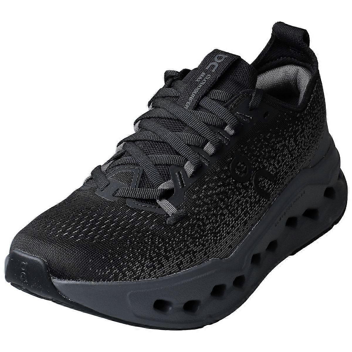 On Running Cloudsurfer Max Womens Running Trainers in Black Eclipse